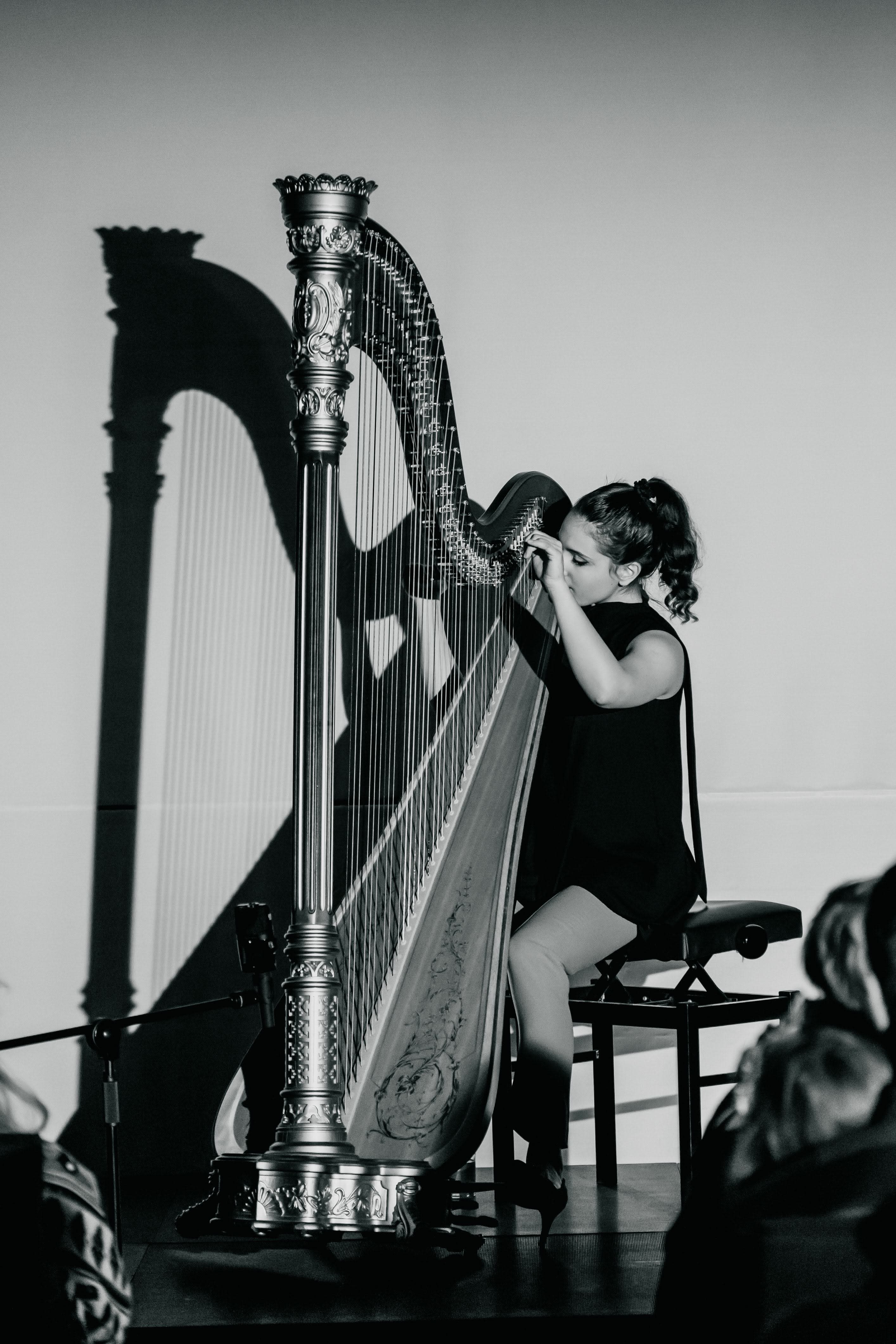 Irina performing on stage